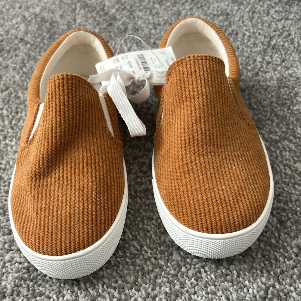 ⭐️3/$20 J Crew crewcuts Toddler Slip-On Corduroy Sneakers
